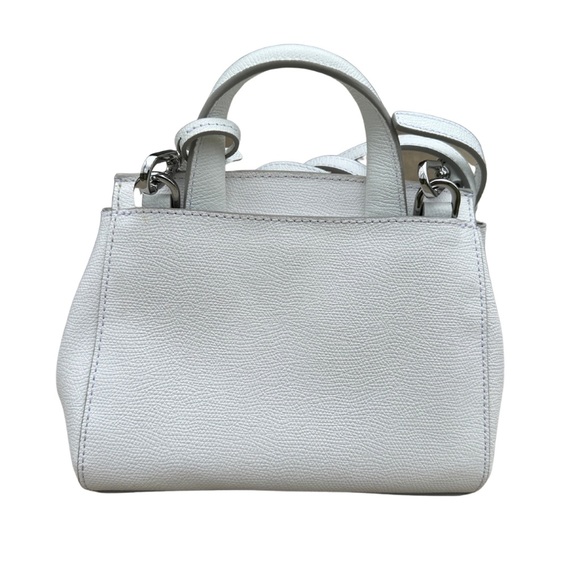 Tumi Leather Top Handle Crossbody Bag in White - Picture 2 of 13